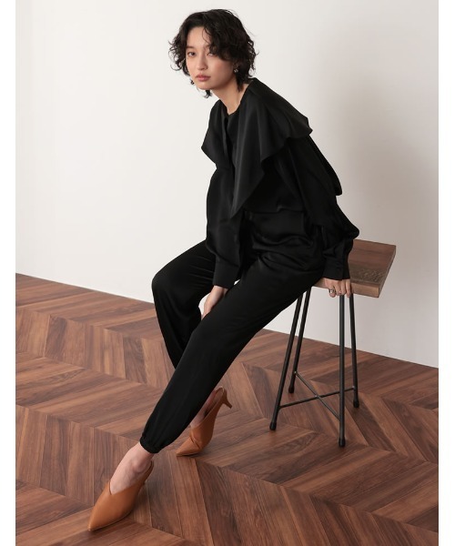 Re:EDIT(リエディ)の「Vカットポインテッドトゥミュールパンプス(パンプス・レディース・ホワイト/ブラック/イエロー/ラベンダー/キャメル・SMALL/MEDIUM/LARGE/X-LARGE/XX-LARGE)」の18枚目の写真