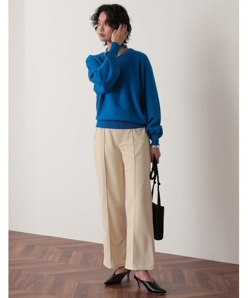 Re:EDIT(リエディ)の「Vカットポインテッドトゥミュールパンプス(パンプス・レディース・ホワイト/ブラック/イエロー/ラベンダー/キャメル・SMALL/MEDIUM/LARGE/X-LARGE/XX-LARGE)」の9枚目の写真