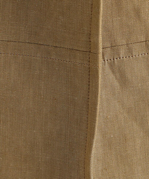 TOMORROWLAND （トゥモローランド）の「リネンオックスフォード ウィングカラーショートコート（その他アウター・レディース・ブラック/ベージュ・36）」の8枚目の写真