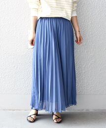 SHIPS | 〈手洗い可能〉ソリッドプリーツスカート◆(スカート)