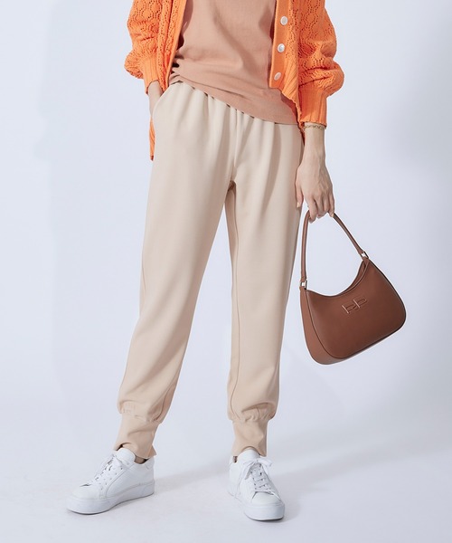 ROPE'（ロペ）の「バックスリットカットジョーゼットジョグパンツ（その他パンツ・レディース・ブラック/ベージュ系その他2・38）」の5枚目の写真