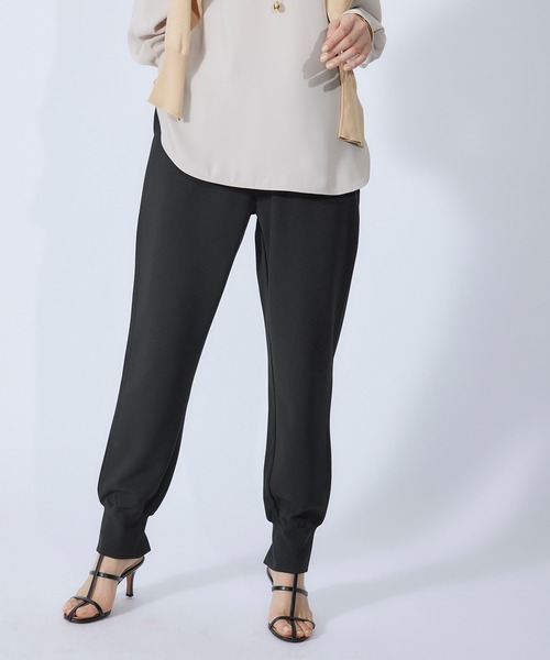 ROPE'（ロペ）の「バックスリットカットジョーゼットジョグパンツ（その他パンツ・レディース・ブラック/ベージュ系その他2・38）」の9枚目の写真