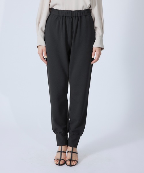 ROPE'（ロペ）の「バックスリットカットジョーゼットジョグパンツ（その他パンツ・レディース・ブラック/ベージュ系その他2・38）」の10枚目の写真