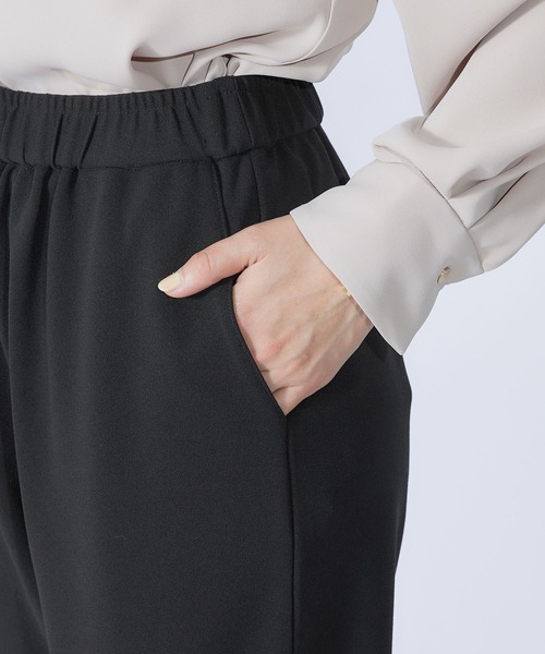 ROPE'（ロペ）の「バックスリットカットジョーゼットジョグパンツ（その他パンツ・レディース・ブラック/ベージュ系その他2・38）」の15枚目の写真