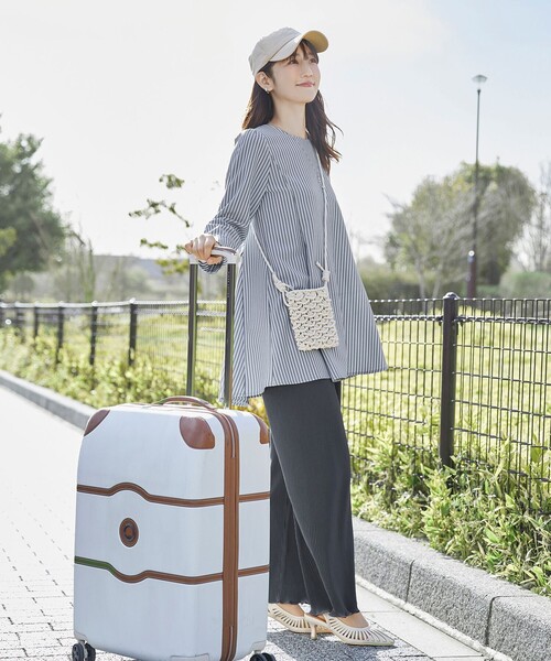 小倉優子さん着用・選べる袖TYPE】バックフレアチュニック
