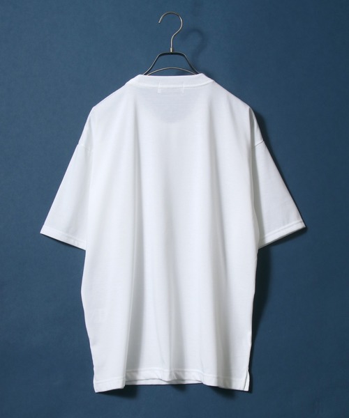 ANPAS(アンパス)の「Enzyme Washing Oversize T-shirt/エンザイム加工 オーバーサイズ ポケット付きTシャツ(Tシャツ/カットソー・メンズ・ホワイト/ブラック/ブルー/グリーン/グレイッシュベージュ・LL/M/L)」の6枚目の写真