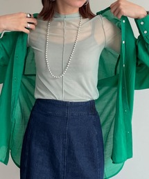 Thevon | 2WAYアウトシームシアーインナープルオーバー(Tシャツ/カットソー)