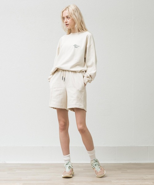 ALLUMER（アリュメール）の「スウェットショートパンツ（スウェットパンツ・レディース・アイボリー・1）」の7枚目の写真
