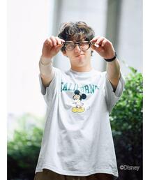 Disney（ディズニー）の「【WEB限定】＜GLR or＞DISNEY ミッキーマウス / カレッジ プリント 半袖 カットソー（Tシャツ/カットソー）」