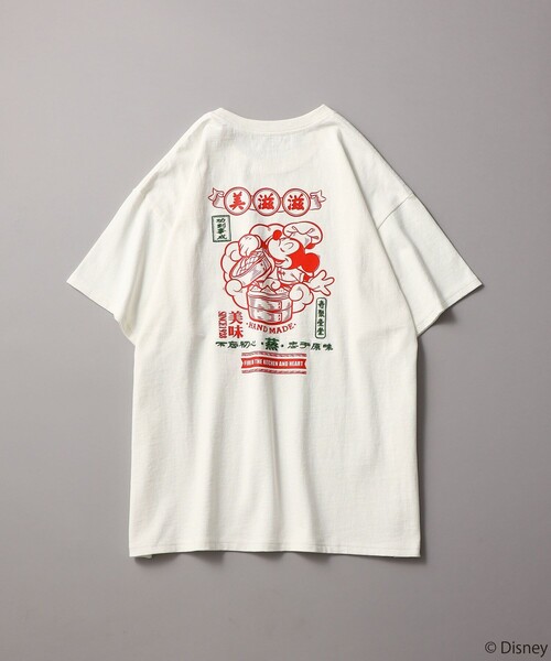 FREAK'S STORE(フリークスストア)の「▽【WEB限定】DISNEY(ディズニー) ミッキーマウス/別注チャイナロゴ刺繍Tシャツ(Tシャツ/カットソー・レディース・オフホワイト/ナチュラル/チャコールグレー/ブラック・フリ-)」の14枚目の写真