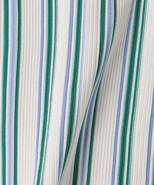 green label relaxing（グリーンレーベルリラクシング）の「マルチストライプ ノースリーブ プルオーバー ニット -ウォッシャブル-（ニット/セーター・レディース・モカ/オフホワイト/ブラウン・FREE）」の21枚目の写真