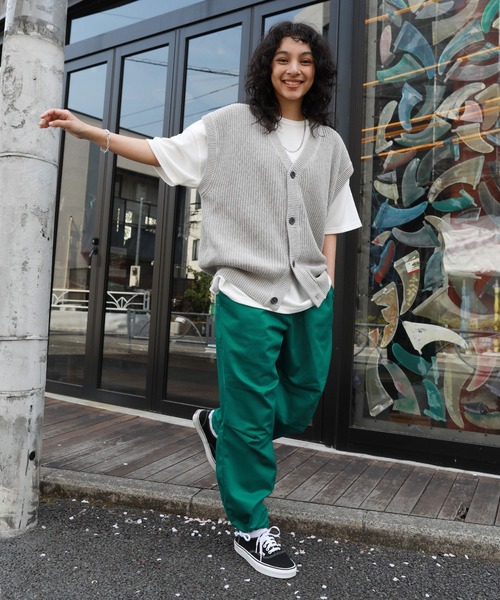 MSG（エムエスジー）の「ハイバルキー片畔スプリングサマーニットベスト（ベスト・メンズ・ネイビー/マスタード/ベージュ系/ブラック/サックスブルー/ホワイト/グレー系/グレー/ケリー/ダークブラウン・L/M/LL）」の13枚目の写真