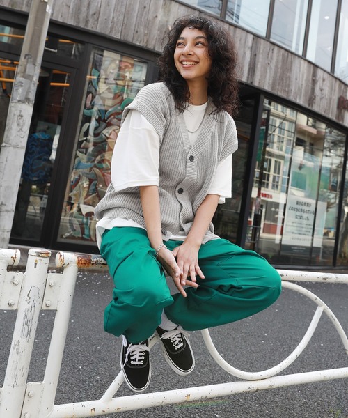 MSG（エムエスジー）の「ハイバルキー片畔スプリングサマーニットベスト（ベスト・メンズ・ネイビー/マスタード/ベージュ系/ブラック/サックスブルー/ホワイト/グレー系/グレー/ケリー/ダークブラウン・L/M/LL）」の12枚目の写真