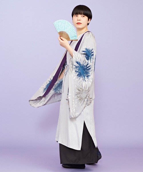 カヤ(カヤ)の「【カヤ】むら染め扇子(扇子/うちわ・レディース・ダークグレー/ライトブルー/ネイビー/ライトパープル/レッド/ライトグレー/ミント・FREE)」の19枚目の写真