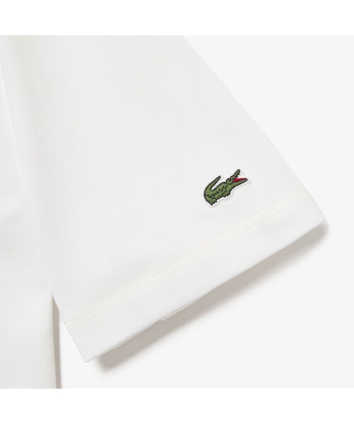 LACOSTE L!VE（ラコステライブ）の「ラコステライブ ルネ・ラコステフォトプリントTシャツ（Tシャツ/カットソー・メンズ・ホワイト/グリーン・M/L/S/XS）」の14枚目の写真