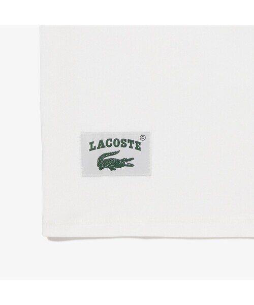 LACOSTE L!VE（ラコステライブ）の「ラコステライブ ルネ・ラコステフォトプリントTシャツ（Tシャツ/カットソー・メンズ・ホワイト/グリーン・M/L/S/XS）」の15枚目の写真
