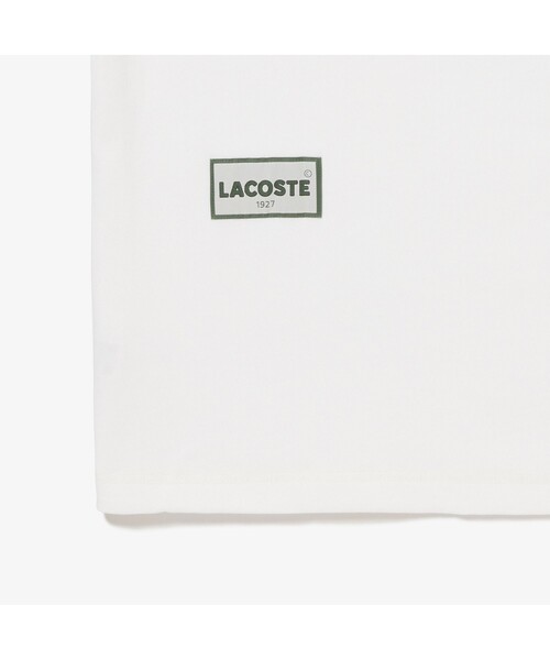 LACOSTE L!VE（ラコステライブ）の「ラコステライブ ルネ・ラコステフォトプリントTシャツ（Tシャツ/カットソー・メンズ・ホワイト/グリーン・M/L/S/XS）」の16枚目の写真