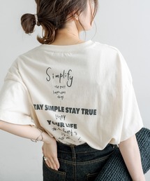 【ZOZO・WEB限定】バックロゴプリントチュニックTシャツ