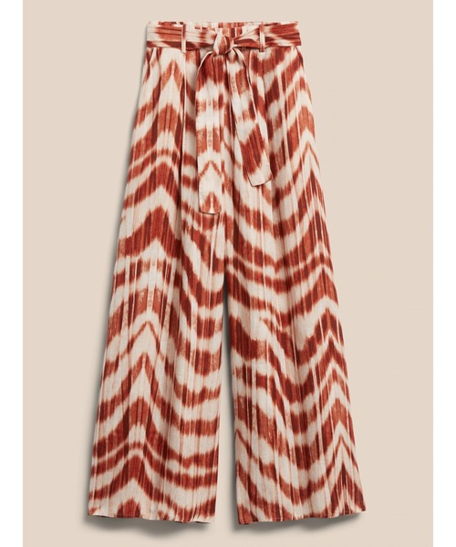 Banana Republic（バナナリパブリック）の「ワイドレッグ リネンパンツ（その他パンツ・レディース・ブラック/ゼブラ/レッド系その他・4/2/0/6/00）」の22枚目の写真