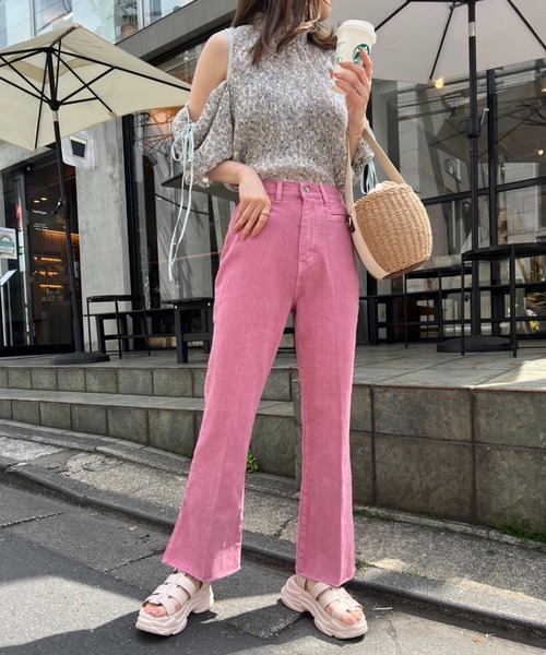 one after another NICE CLAUP(ワンアフターアナザーナイスクラップ)の「premiumデニム(デニムパンツ・レディース・ピンク/ブルー/ネイビー・SMALL/MEDIUM)」の7枚目の写真