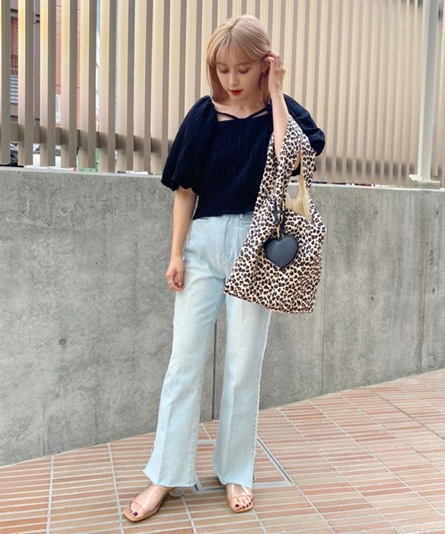 one after another NICE CLAUP(ワンアフターアナザーナイスクラップ)の「premiumデニム(デニムパンツ・レディース・ピンク/ブルー/ネイビー・SMALL/MEDIUM)」の17枚目の写真