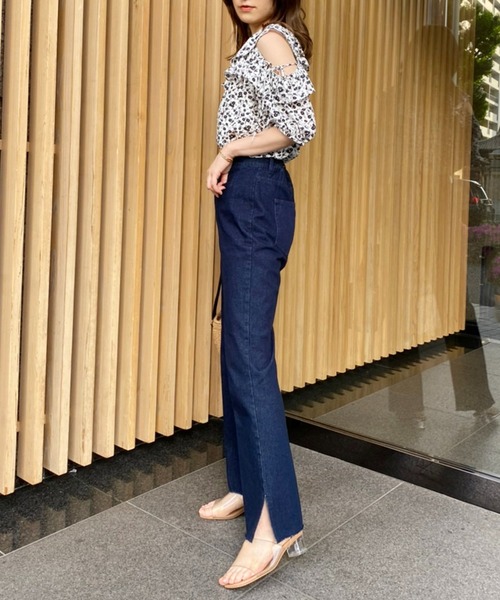 one after another NICE CLAUP(ワンアフターアナザーナイスクラップ)の「premiumデニム(デニムパンツ・レディース・ピンク/ブルー/ネイビー・SMALL/MEDIUM)」の21枚目の写真