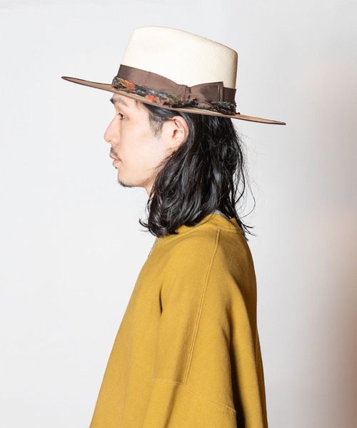 CA4LA（カシラ）の「GRAND PANAMA 2（ハット・メンズ・ブラック/ホワイト・L/M）」の3枚目の写真