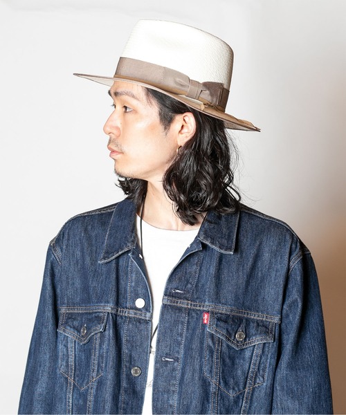 CA4LA（カシラ）の「GRAND PANAMA 2（ハット・メンズ・ブラック/ホワイト・L/M）」の11枚目の写真