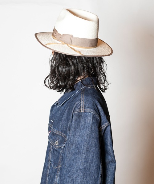 CA4LA（カシラ）の「GRAND PANAMA 2（ハット・メンズ・ブラック/ホワイト・L/M）」の12枚目の写真