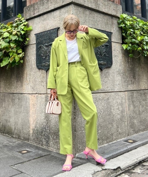 AMAIL(アマイル)の「2way mushroom pants(スラックス・レディース・グレー/グリーン・FREE)」の13枚目の写真