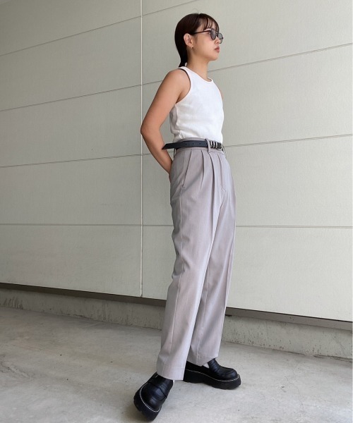 AMAIL(アマイル)の「2way mushroom pants(スラックス・レディース・グレー/グリーン・FREE)」の16枚目の写真