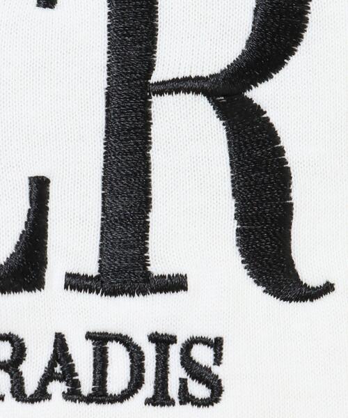 INGNI（イング）の「ロゴ刺しゅう入り半袖Tシャツ（Tシャツ/カットソー・レディース・ホワイト×ピンク/ホワイト×ブラック/ホワイト×ブルー/ブルー系2・M）」の8枚目の写真