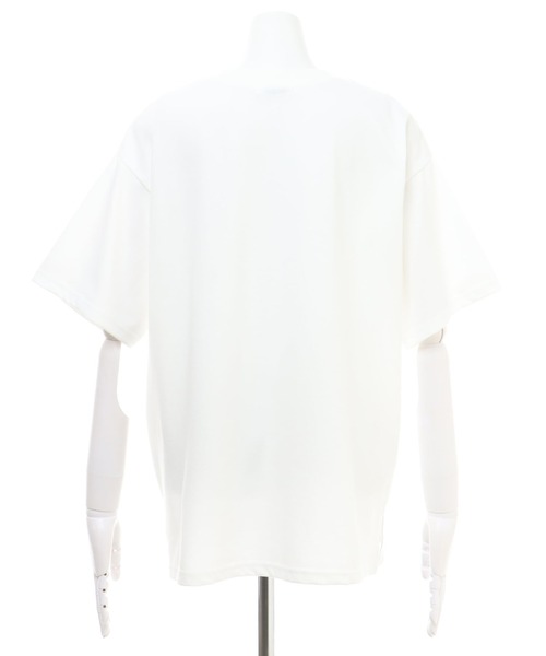 INGNI（イング）の「ロゴ刺しゅう入り半袖Tシャツ（Tシャツ/カットソー・レディース・ホワイト×ピンク/ホワイト×ブラック/ホワイト×ブルー/ブルー系2・M）」の21枚目の写真