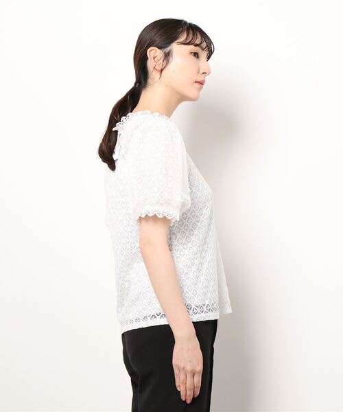 toucher du brise（トゥシェドブリーズ）の「総レース ガーリー ブラウス（シャツ/ブラウス・レディース・ブラック/オフホワイト/イエロー・M）」の15枚目の写真