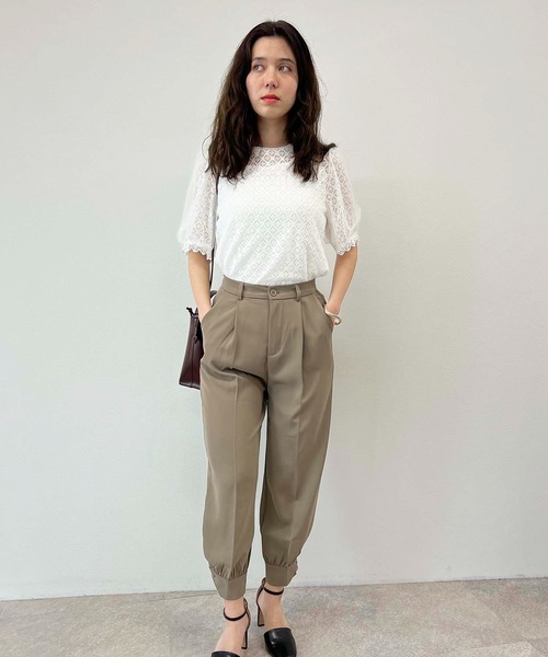 toucher du brise（トゥシェドブリーズ）の「総レース ガーリー ブラウス（シャツ/ブラウス・レディース・ブラック/オフホワイト/イエロー・M）」の5枚目の写真