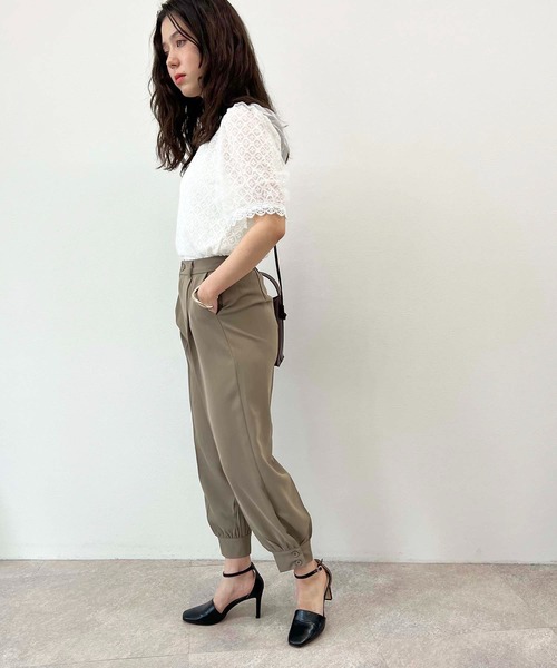 toucher du brise（トゥシェドブリーズ）の「総レース ガーリー ブラウス（シャツ/ブラウス・レディース・ブラック/オフホワイト/イエロー・M）」の6枚目の写真