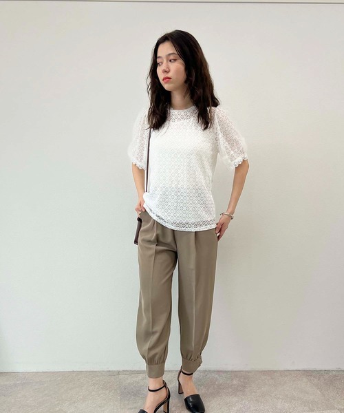 toucher du brise（トゥシェドブリーズ）の「総レース ガーリー ブラウス（シャツ/ブラウス・レディース・ブラック/オフホワイト/イエロー・M）」の17枚目の写真