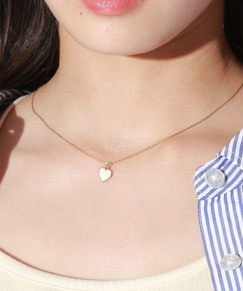 repipi armario(レピピ アルマリオ)の「ハートネックレス(ネックレス・キッズ・レッド/ブラック系その他/ホワイト/ホワイト系その他・FREE)」の5枚目の写真