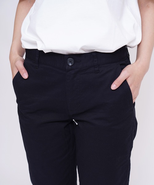 GIORDANO（ジョルダーノ）の「[GIORDANO] コットンツイルストレッチテーバードチノ（チノパンツ・レディース・ベージュ/ブラック・30inch/28inch/38inch/40inch/34inch/32inch）」の8枚目の写真