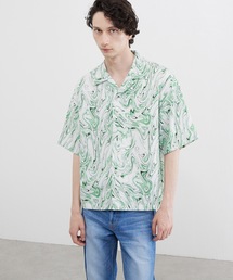 Lui's | マーブル柄ショートスリーブシャツ(シャツ/ブラウス)