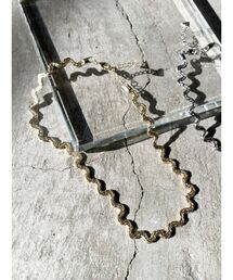 ウェーブチェーンネックレス