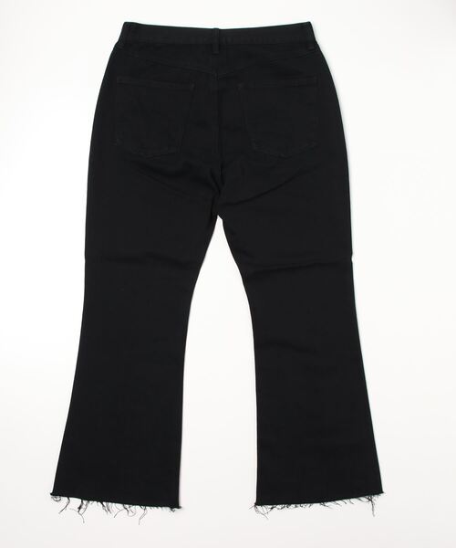 LUSOR（ルーソル）の「LUSOR（ルーソル）FLARED PANTS（デニムパンツ・メンズ・ブラック・MEDIUM/LARGE）」の2枚目の写真