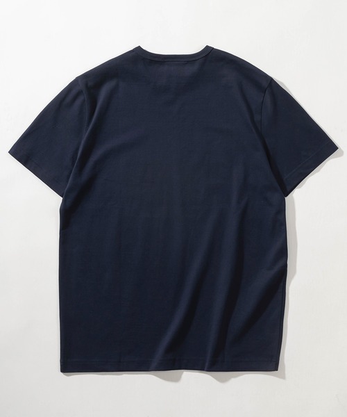 LACOSTE（ラコステ）の「【LACOSTE/ラコステ】クロコエンブレム クルーネックワンポイントTシャツ/ブランドロゴワッペンT（Tシャツ/カットソー・レディース・ネイビー/グレー/ホワイト・M/L）」の5枚目の写真