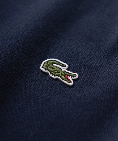 LACOSTE（ラコステ）の「【LACOSTE/ラコステ】クロコエンブレム クルーネックワンポイントTシャツ/ブランドロゴワッペンT（Tシャツ/カットソー・レディース・ネイビー/グレー/ホワイト・M/L）」の6枚目の写真