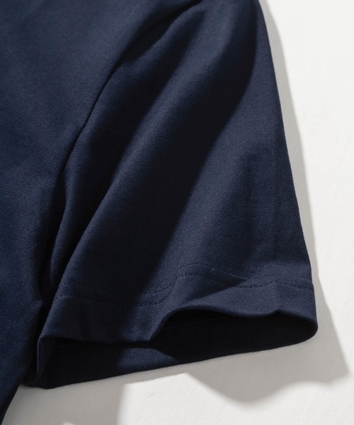 LACOSTE（ラコステ）の「【LACOSTE/ラコステ】クロコエンブレム クルーネックワンポイントTシャツ/ブランドロゴワッペンT（Tシャツ/カットソー・レディース・ネイビー/グレー/ホワイト・M/L）」の7枚目の写真