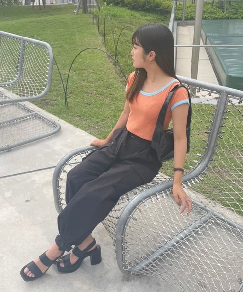 Heather（ヘザー）の「Ladyカーゴパンツ  298359（カーゴパンツ・レディース・ブラック/オフホワイト/ピンク・FREE）」の8枚目の写真