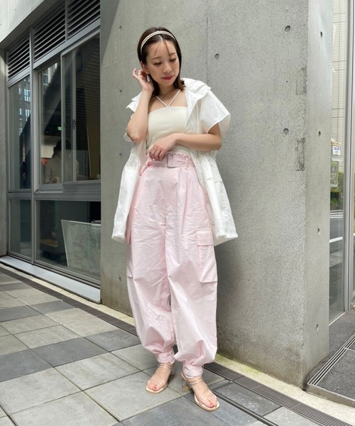 Heather（ヘザー）の「Ladyカーゴパンツ  298359（カーゴパンツ・レディース・ブラック/オフホワイト/ピンク・FREE）」の12枚目の写真