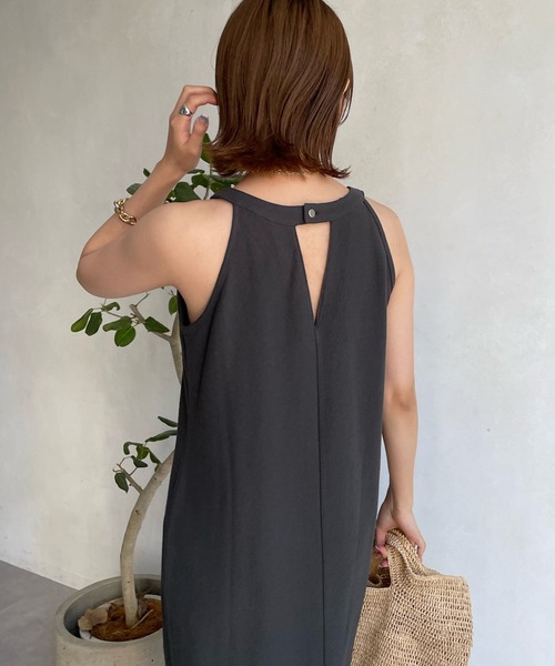 DouDou（ドゥドゥ）の「【新色追加】アメスリワンピース（ワンピース・レディース・チャコールグレー/レッド/ブラウン/ブラック・FREE）」の13枚目の写真