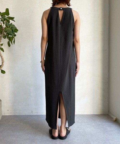 DouDou（ドゥドゥ）の「【新色追加】アメスリワンピース（ワンピース・レディース・チャコールグレー/レッド/ブラウン/ブラック・FREE）」の7枚目の写真