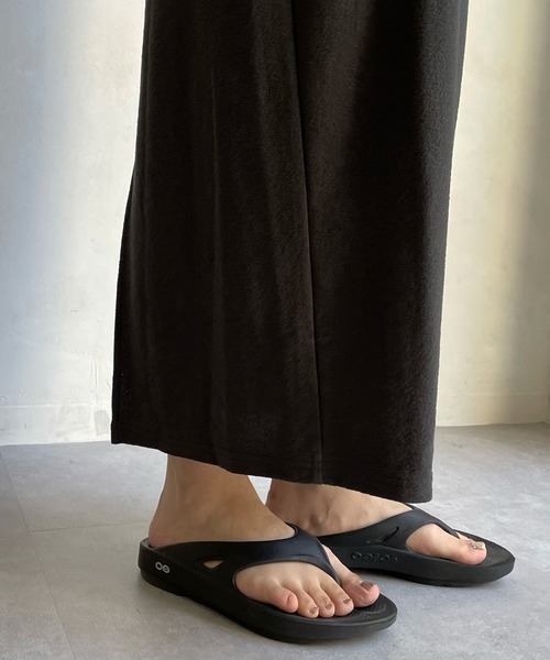 DouDou（ドゥドゥ）の「【新色追加】アメスリワンピース（ワンピース・レディース・チャコールグレー/レッド/ブラウン/ブラック・FREE）」の21枚目の写真